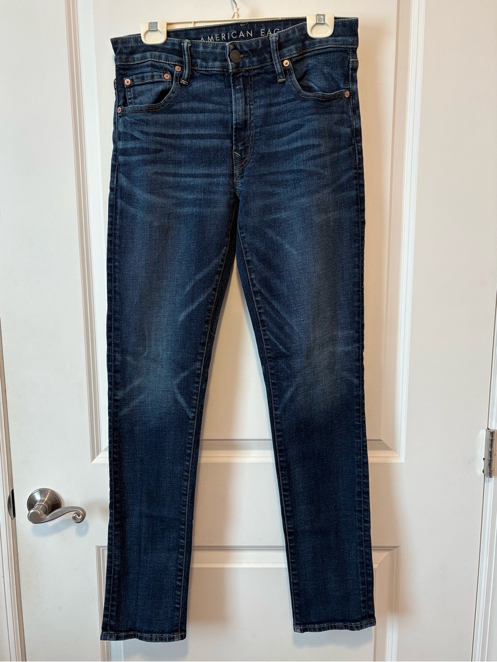 American Eagle Outfitters Men’s Slim Jeans - Dark Blue Wash